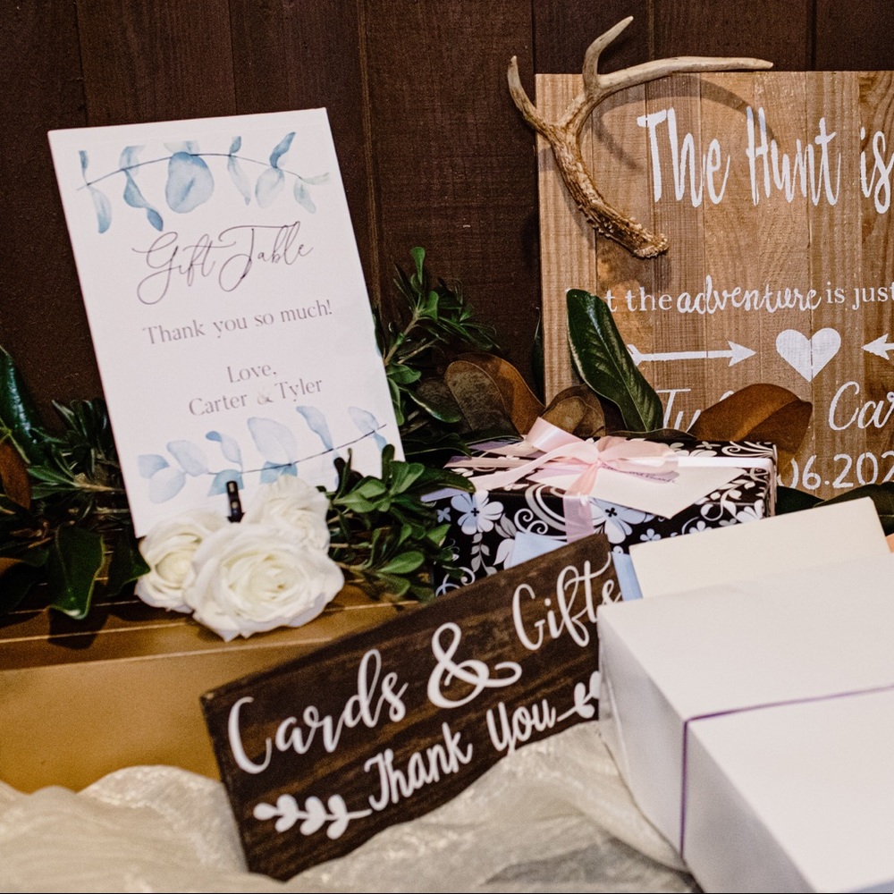 Cards & Gifts wedding sign
